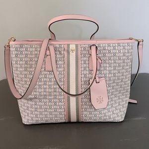 Tory Burch Gemini Small Link Tote EUC
